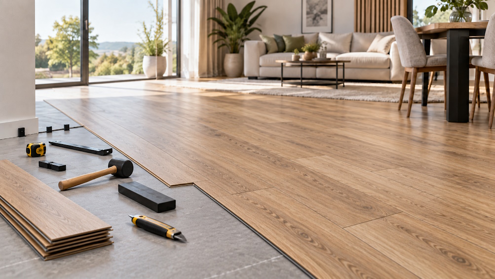 Bodenverlegung – Parkett und Designböden